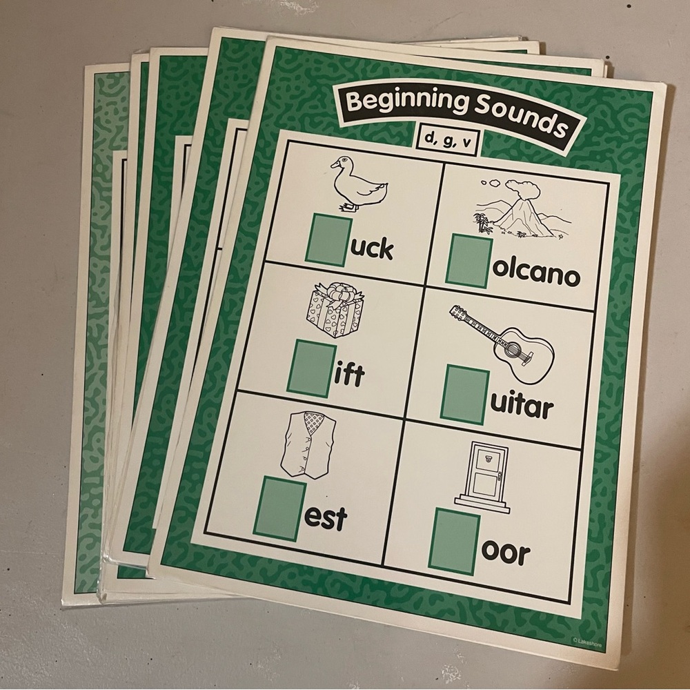Lakeshore Phonics Cards
